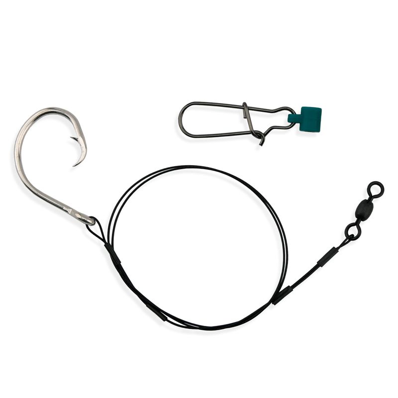 Aqua-Clear SHARK SURF RIG 13/0 90 LB WIRE 28 IN