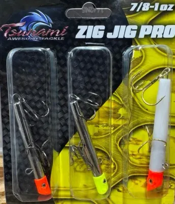 Tsunami ZIG JIG PRO ASSORTED 3-PACK