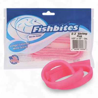Fishbites E-Z SHRIMP Long Lasting 2PK PINK