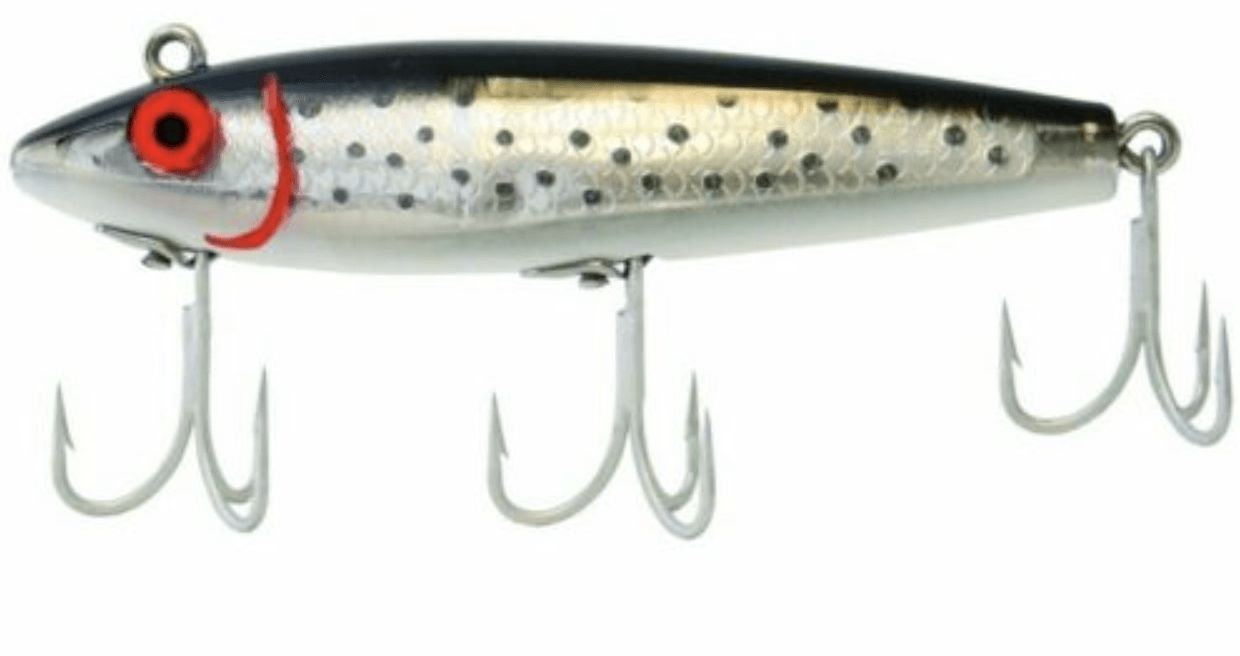 MirrOlure SPOTTED TROUT 3 5/8'' .5OZ BLACK/SILVER