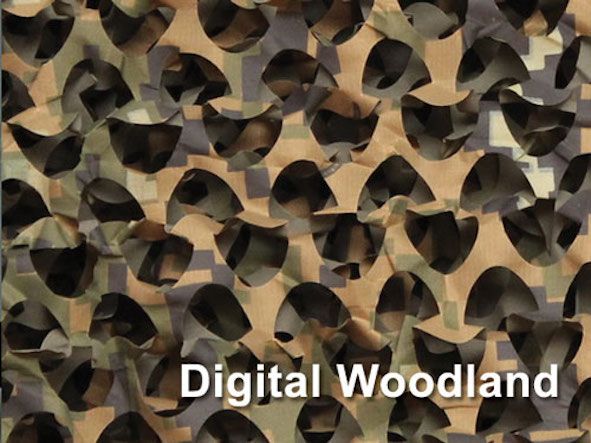 Camo Unlimited DW03 Specialist Series 9'10" x 7'3"  Netting - Digital Woodland