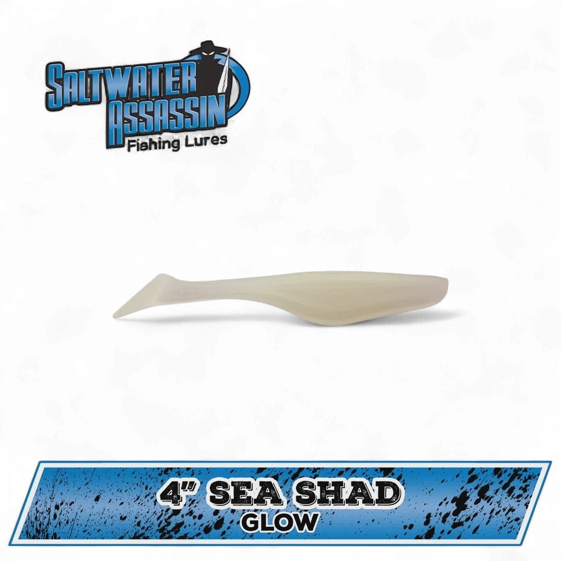 Saltwater Assassin 4" Sea Shad 10 Ct Glow