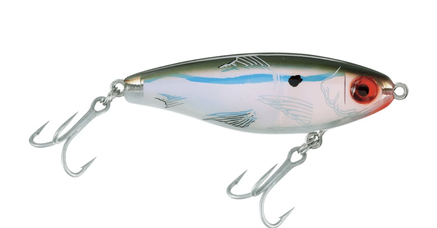 MirrOlure MirrOdine Mini Suspending Twitchbait 2 1/4'' 3/16 OZ Grn/White/Silv