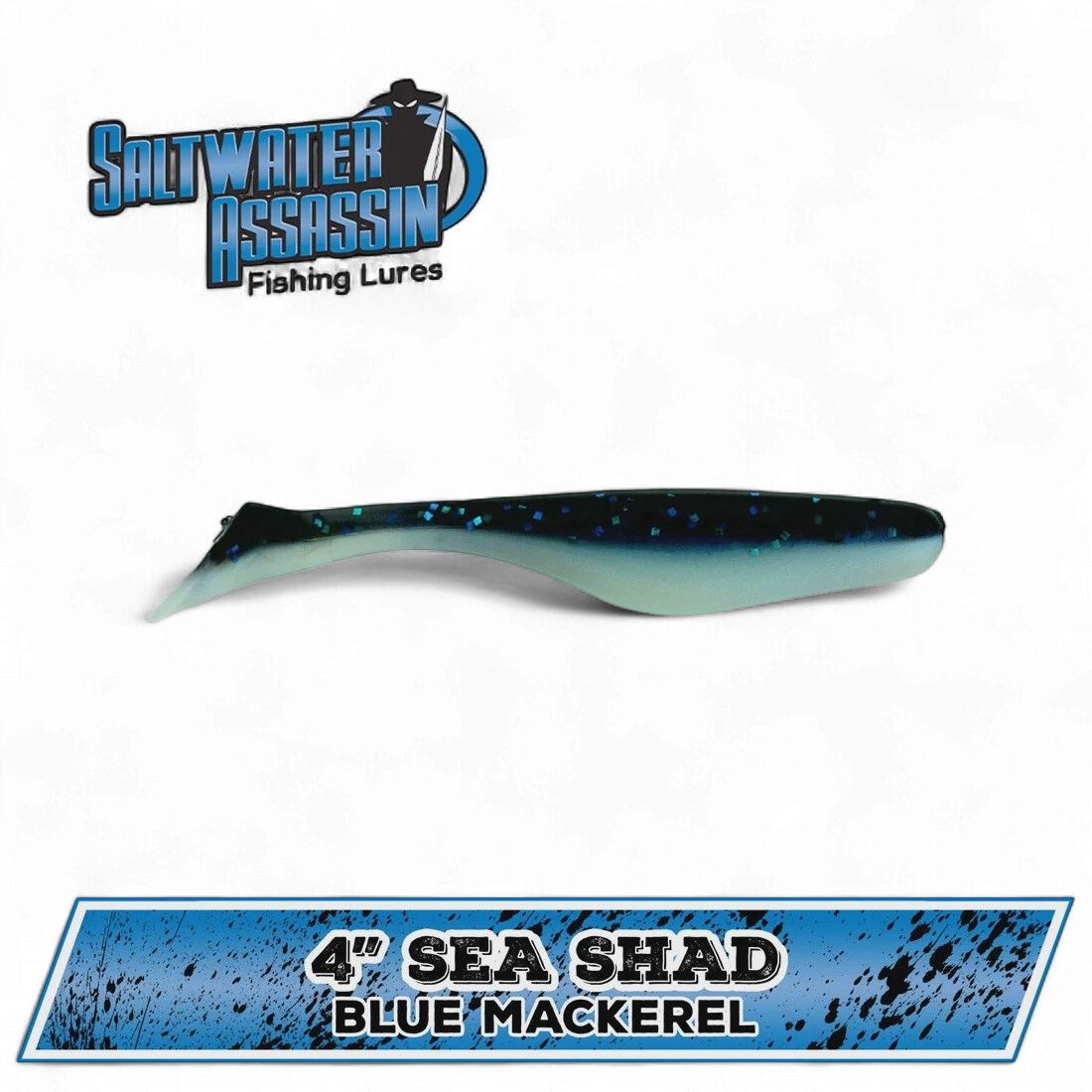 Saltwater Assassin 4" Sea Shad 10 Ct Blue Mackerel