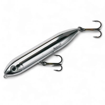 Heddon Super Spook Jr Topwater Walking Bait 3.5" - Nickel