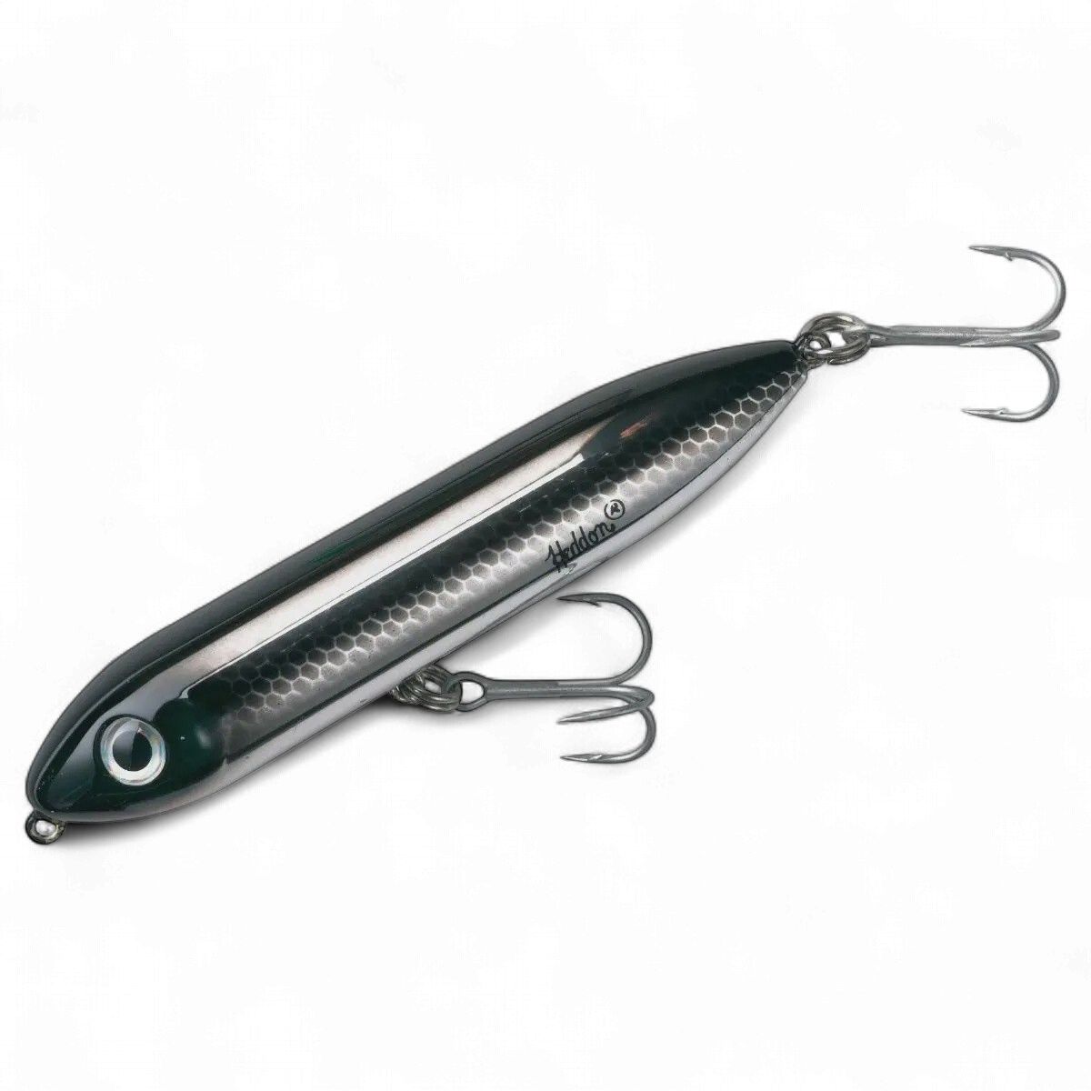 Heddon Super Spook Jr Topwater Walking Bait 3.5" - Black Shiner