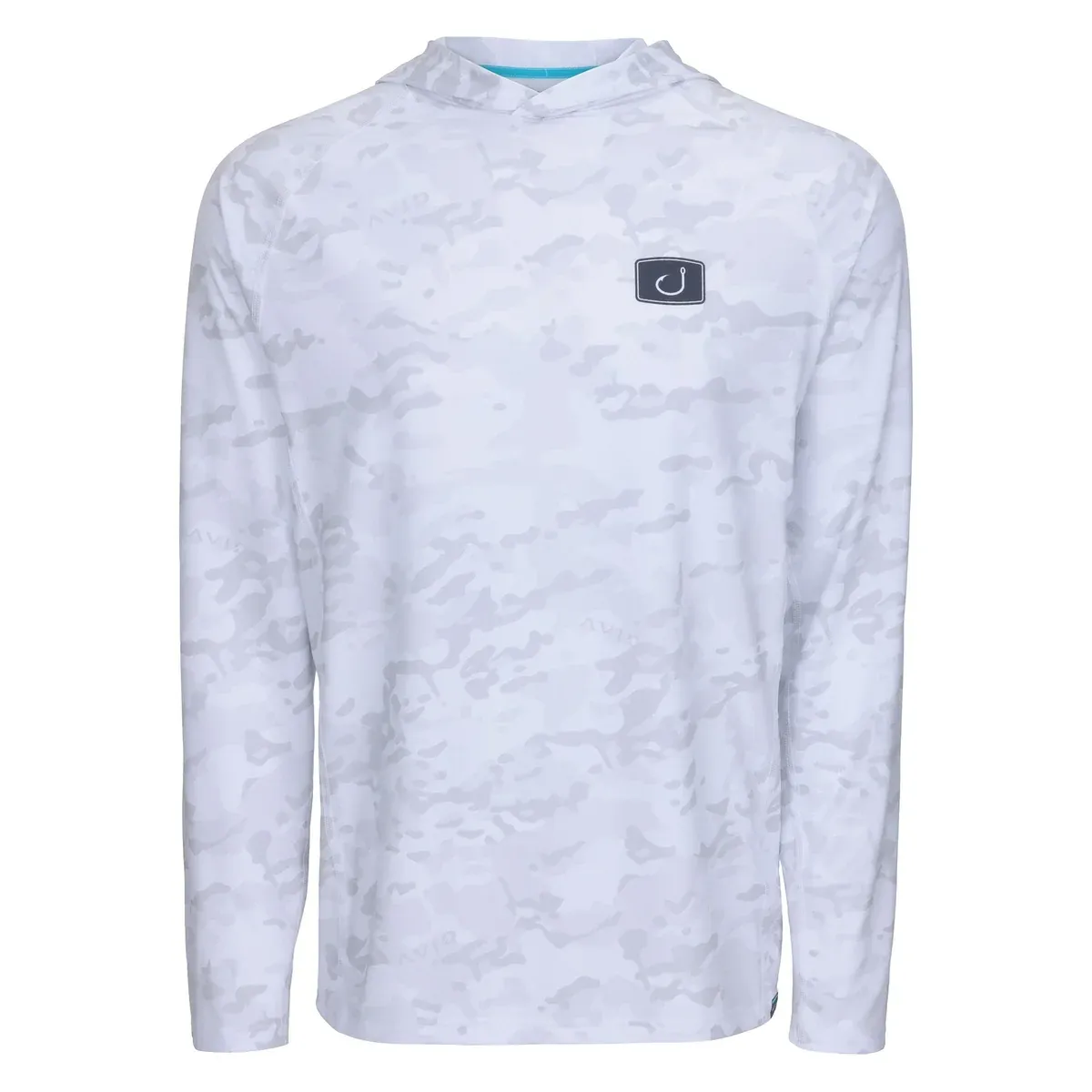 Avid Kinetic Camo Hoodie 50+ UPF, Color: Snow Camo, Size: MD