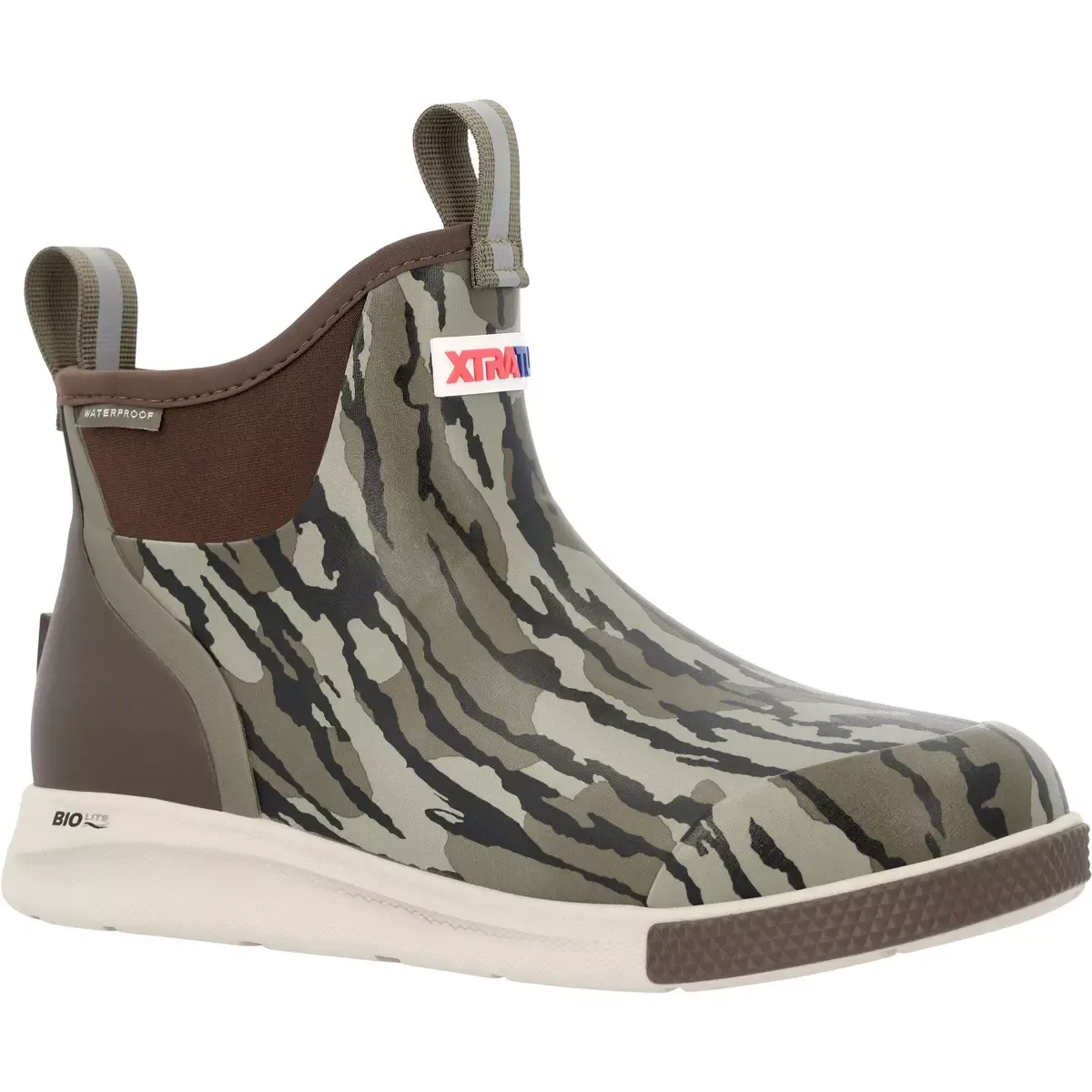 XTRATUF Men's Mossy Oak Bottomland 6" Ankle Deck Boot Sport