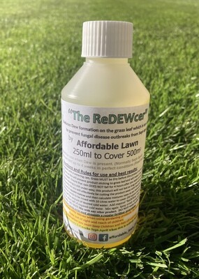 “THE ReDEWcer” Lawn Dew Suppressant 250ml to cover 500m2