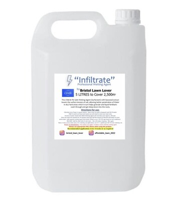 "INFILTRATE" Lawn Wetting Agent 5 LITRE Container