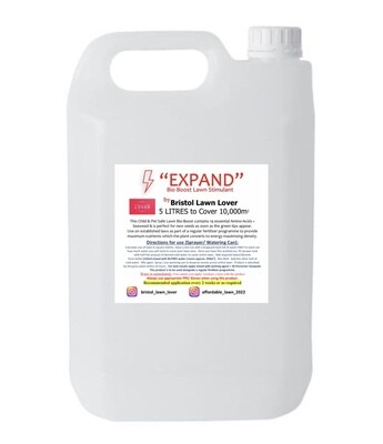 "EXPAND" Bio Boost 5 LITRE Container - All year Lawn Stimulant for Roots
