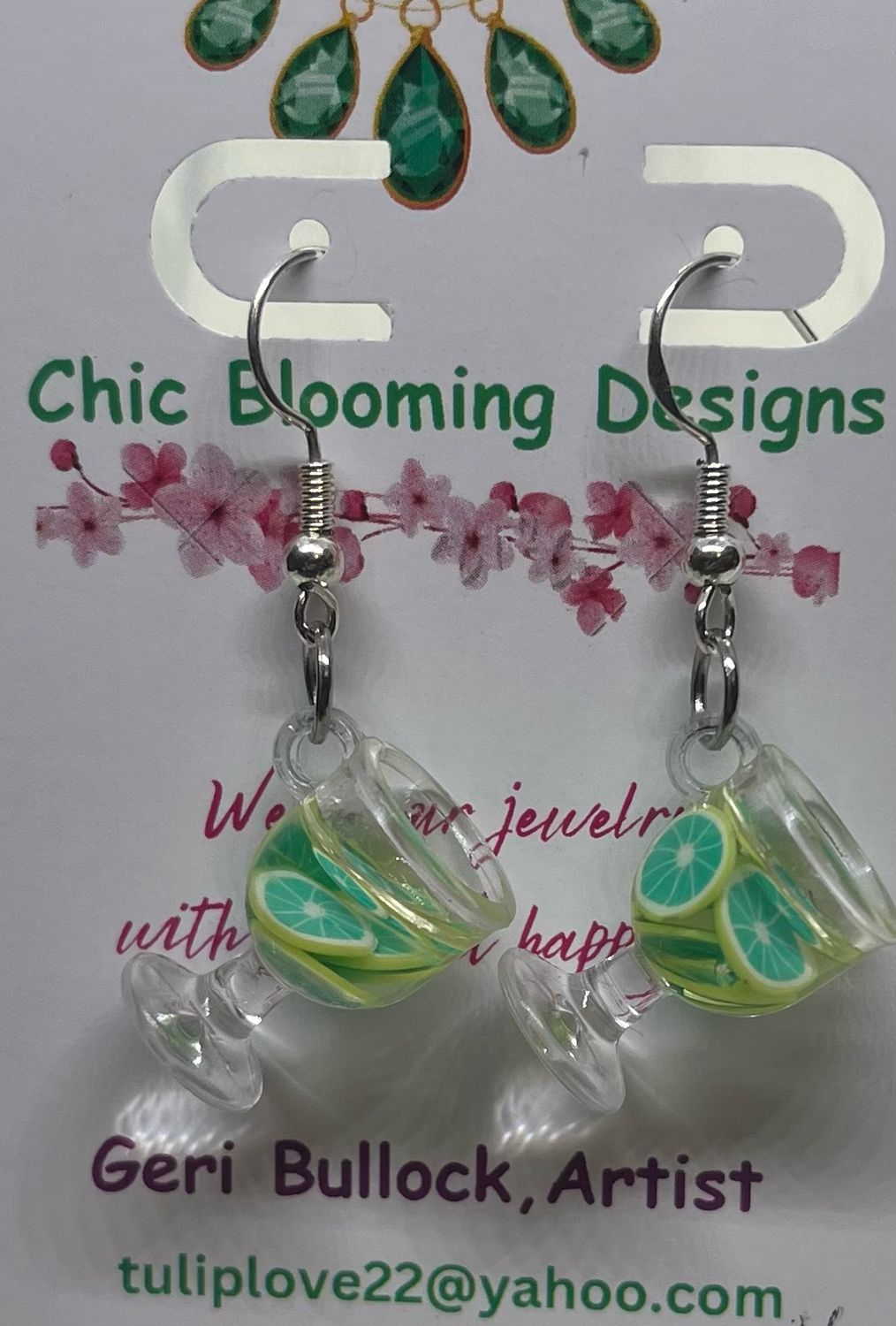 Have A Lemonade Drink Earrings