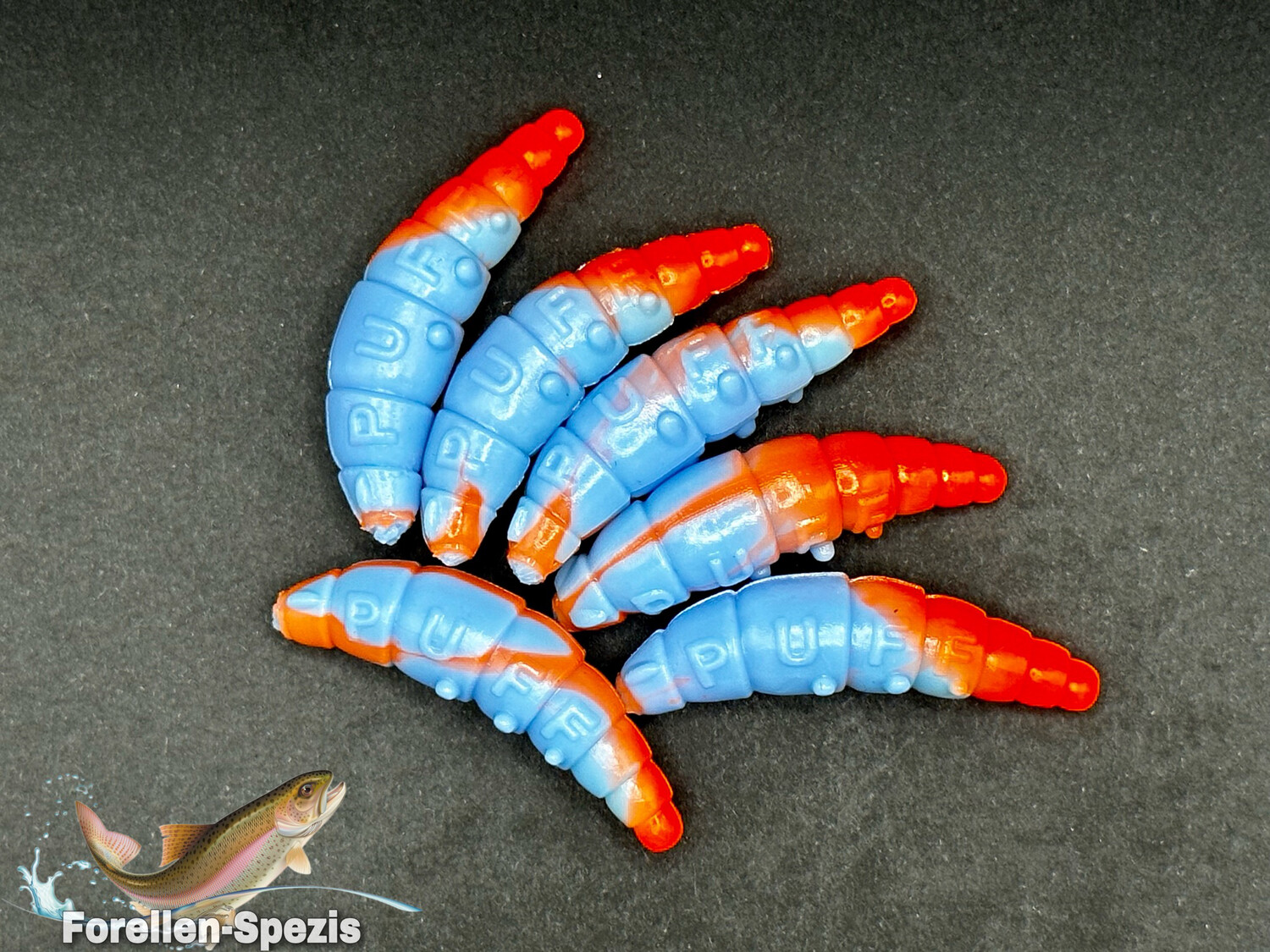 PUFF -  Babyblau/Orange