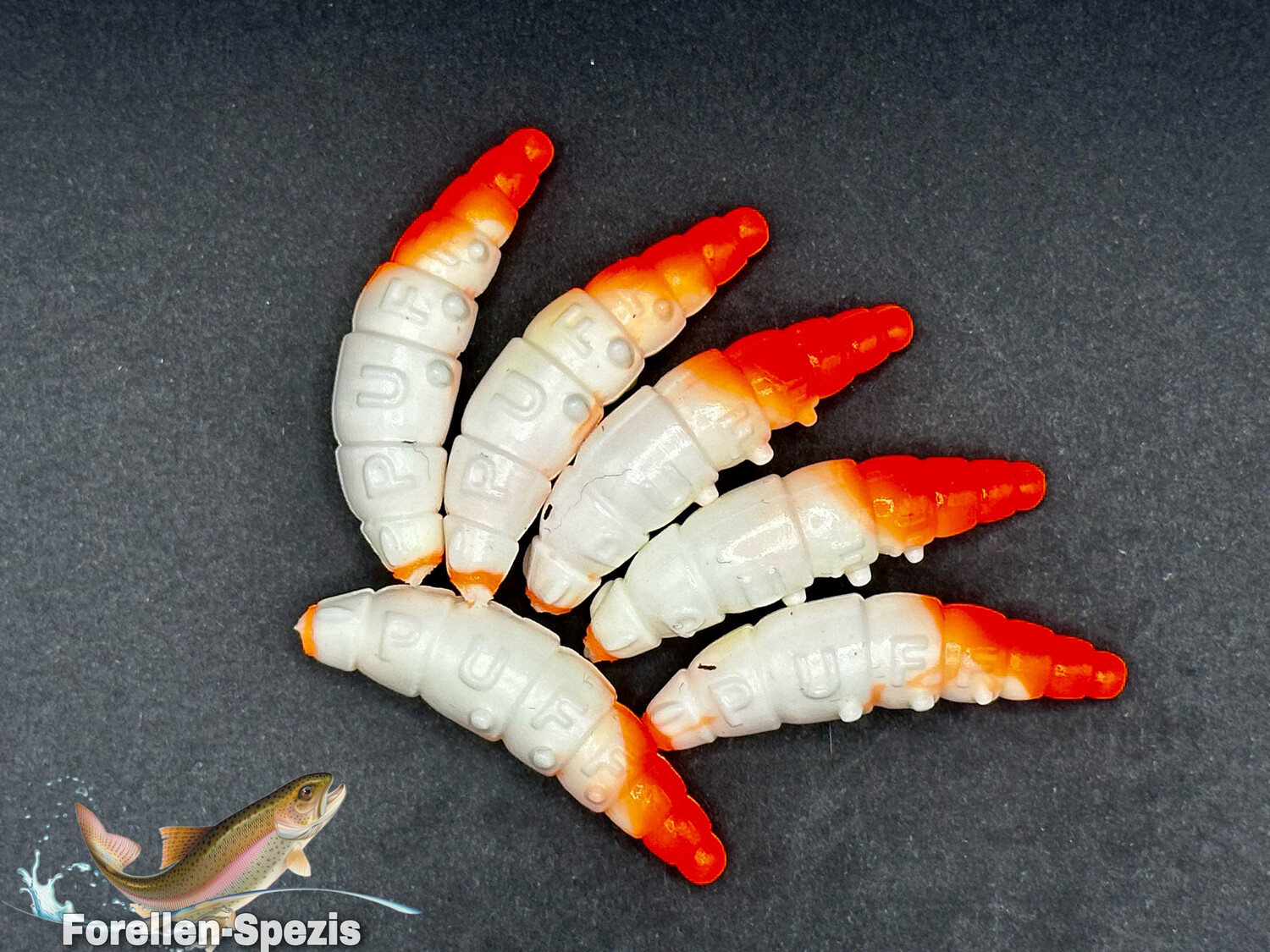PUFF -  Weiß-Orange