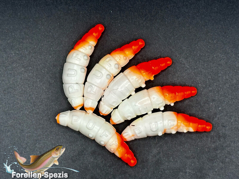 PUFF -  Weiß-Orange