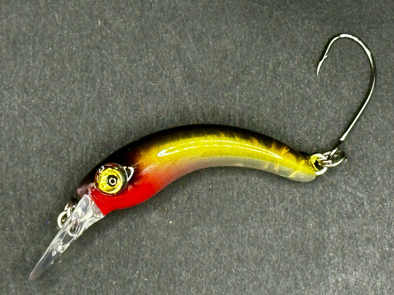 MASU - Mini-Wobbler Silver/Gold/Red