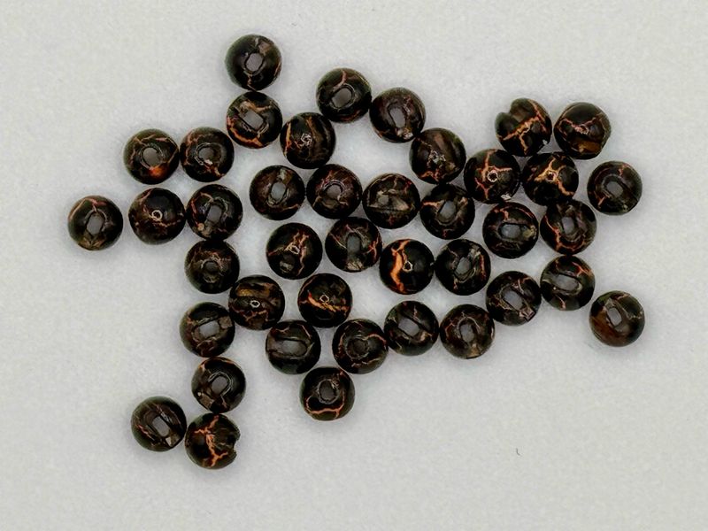 Tungsten Perlen - Crazy Color - Black/Fluo Pink 3mm Tungsten Perlen - Crazy Color - Black/Fluo Pink 3mm
