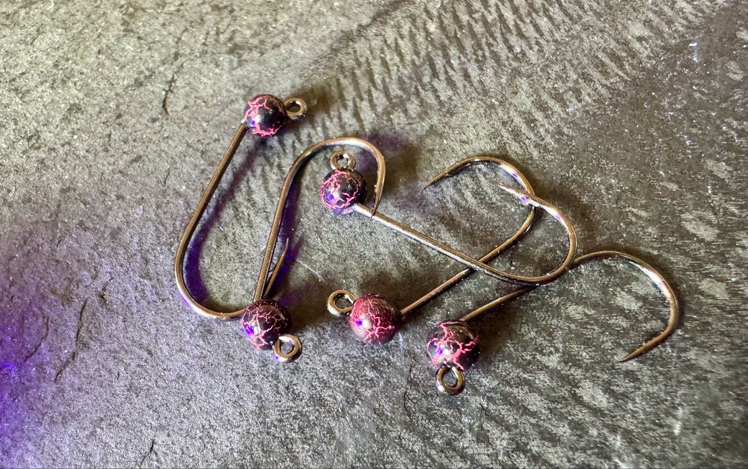 4er-Jig-Haken mit Tungsten