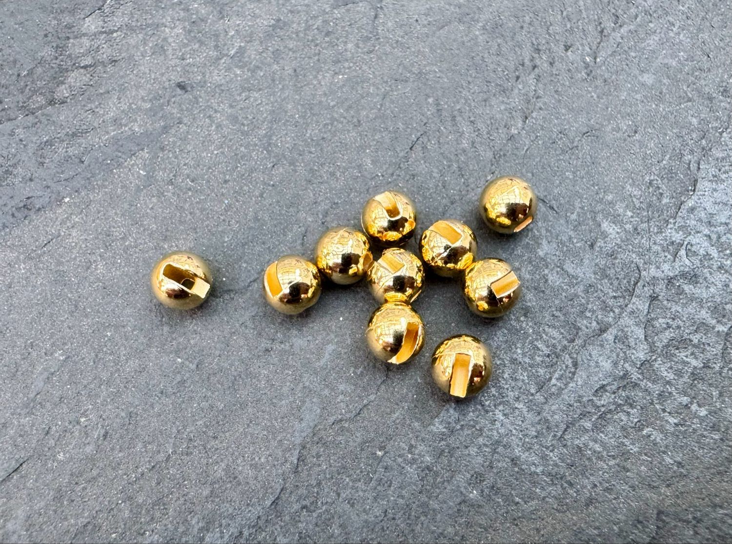 Tungsten Perlen - Gold in 3 Größen