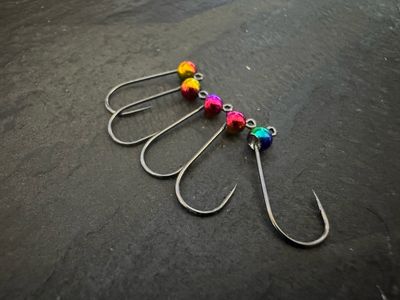 6er-Jig-Haken mit Tungsten - Rainbow 6er-Jig-Haken mit Tungsten - Rainbow