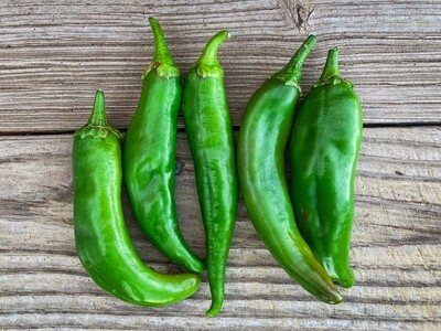 New Mexico Green Chile, mild, 30 seeds