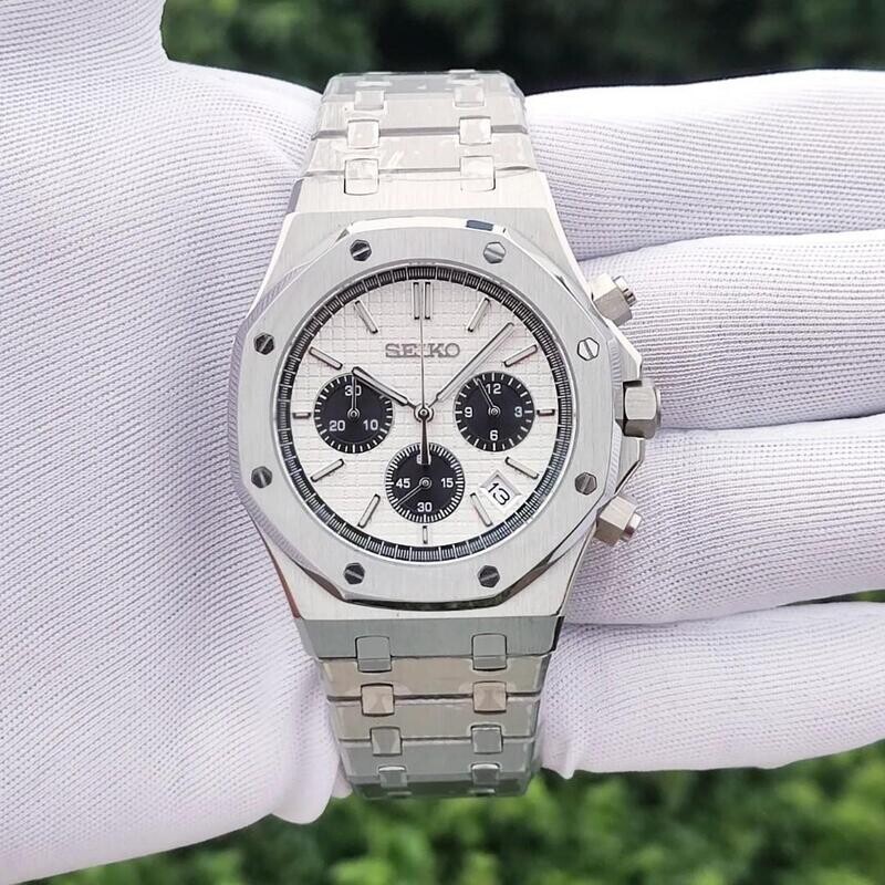 Seiko Royal Oak Chronograph Panda