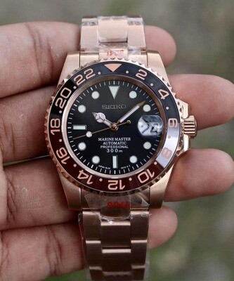 Seiko-lex Rootbeer Rose Gold