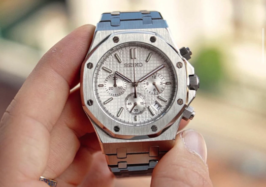 Seiko Royal Oak Chronograph White