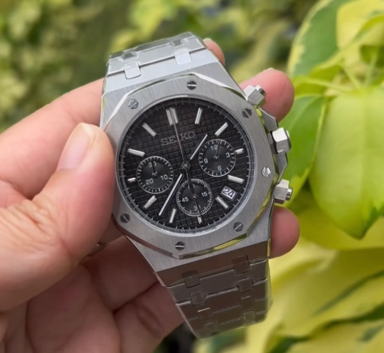 Seiko Royal Oak Chronograph Black
