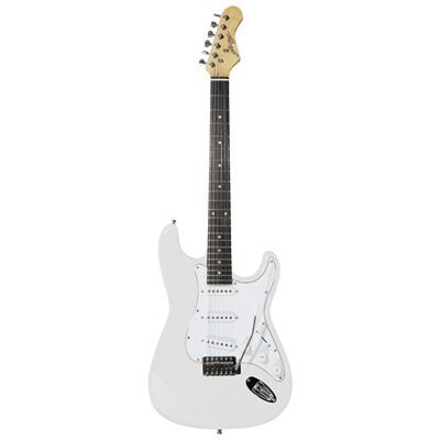 johnny brooks electric guitar white
