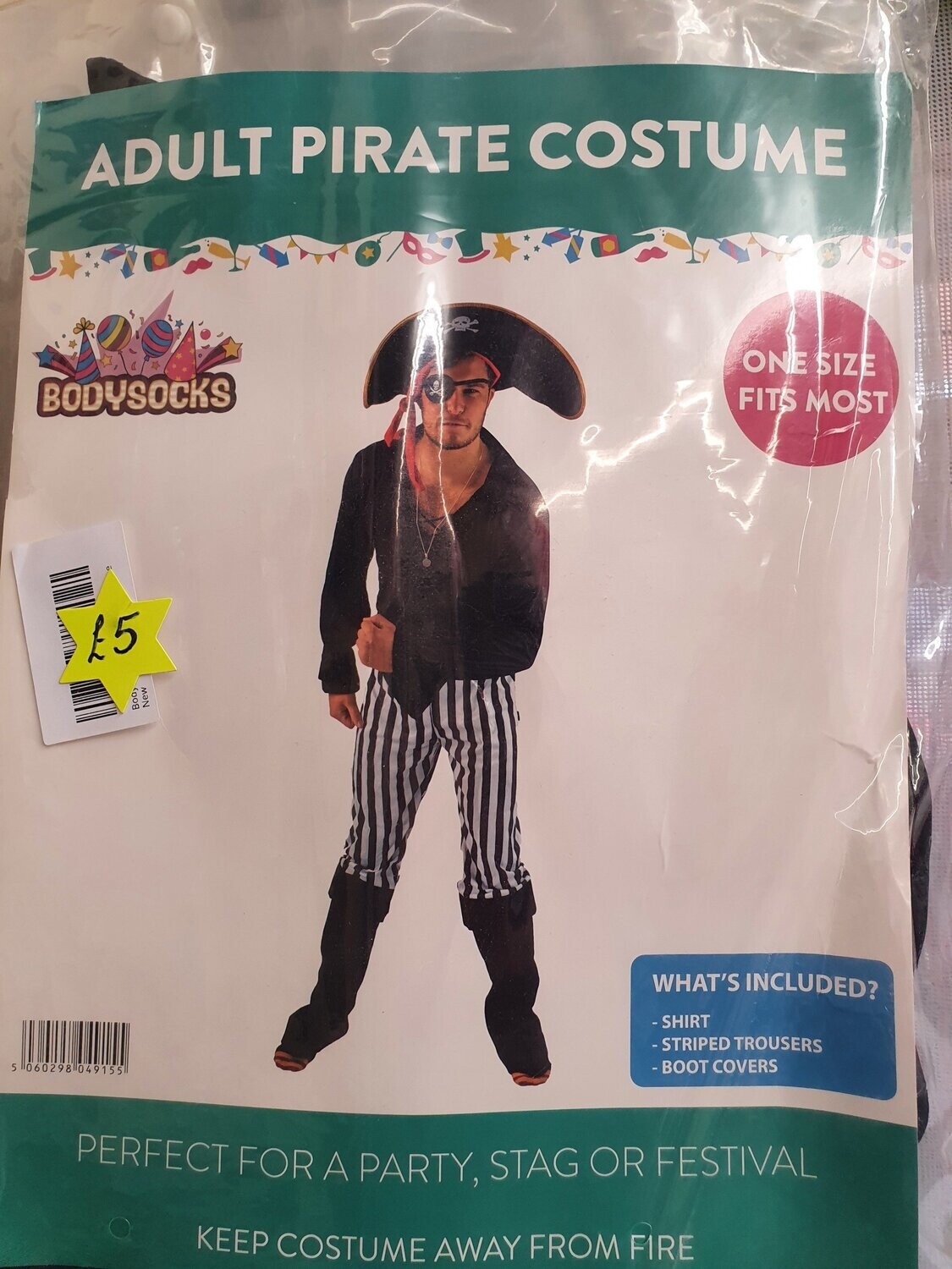 Adult pirate costume