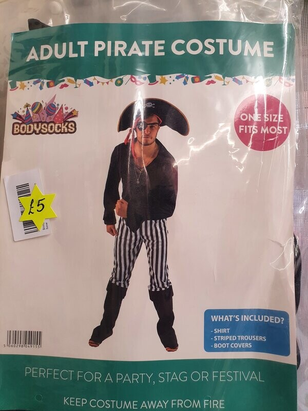 Adult pirate costume