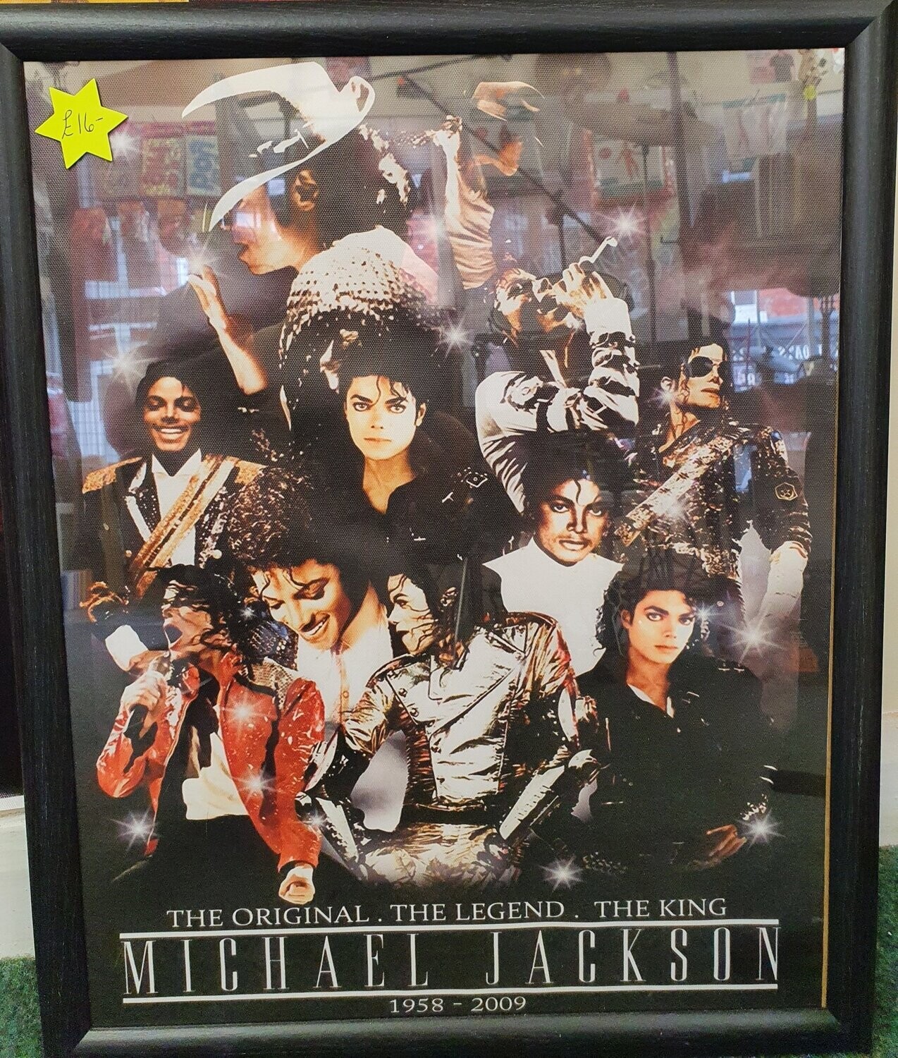 Framed Michael Jackson Canvas