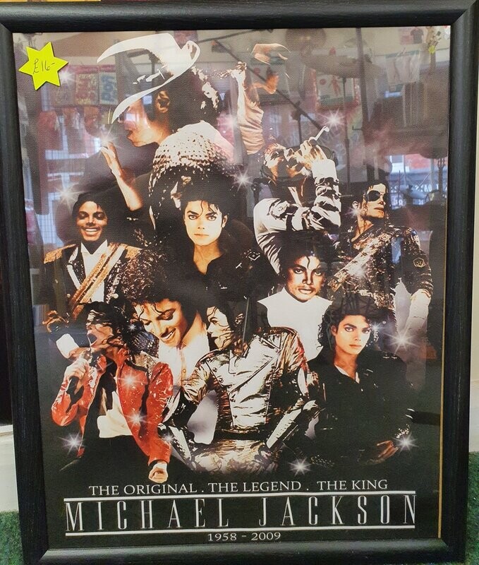 Framed Michael Jackson Canvas
