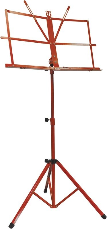 red music stand