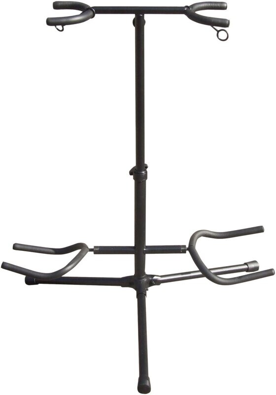 Twin Guitar Floor Stand for 2 Electric or Acoustic Guitars