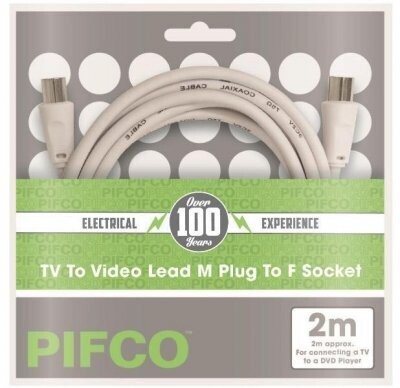 TV FLY LEAD M-F - 2 METRE