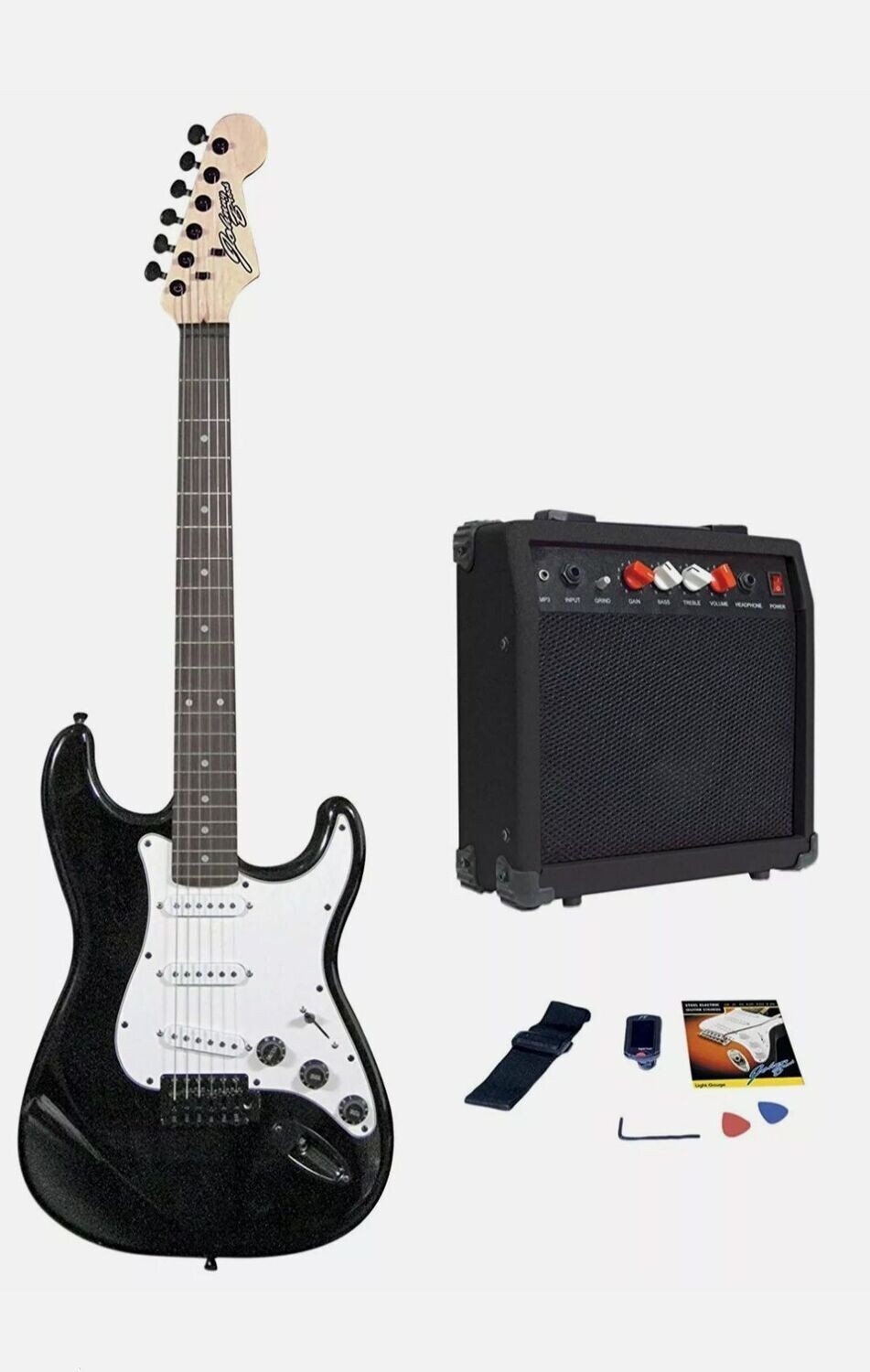 Johnny Brook Standard Guitar Kit with 20W Colour Coded Combo Amplifier