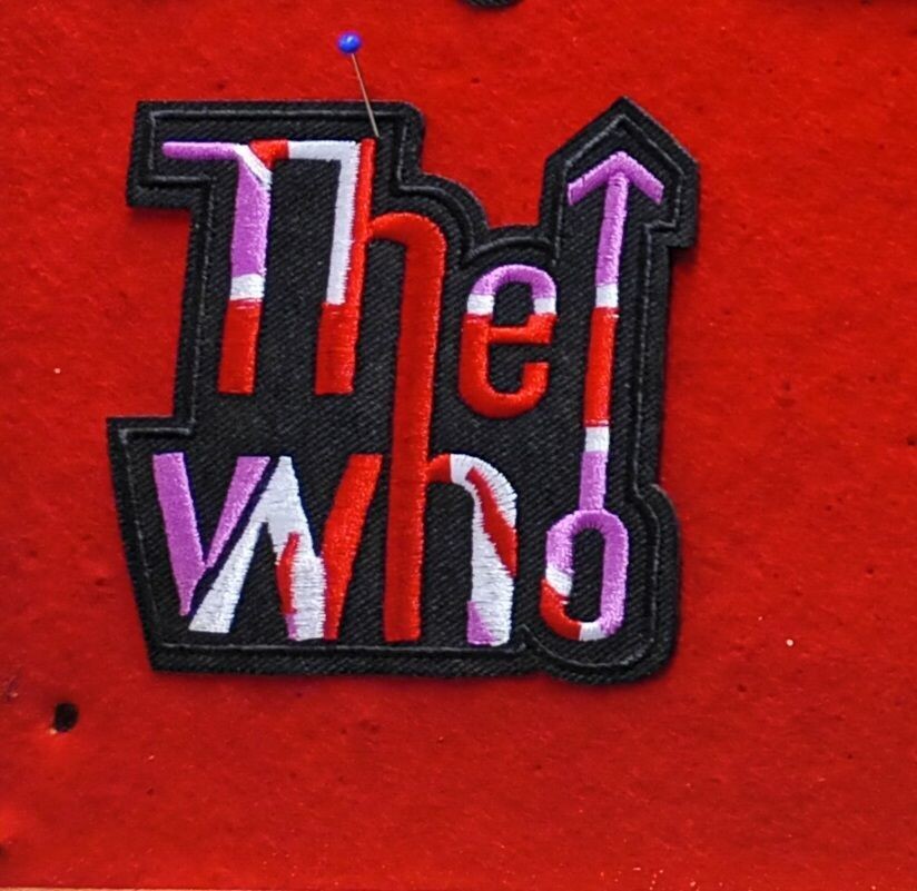 THE WHO sew on patch