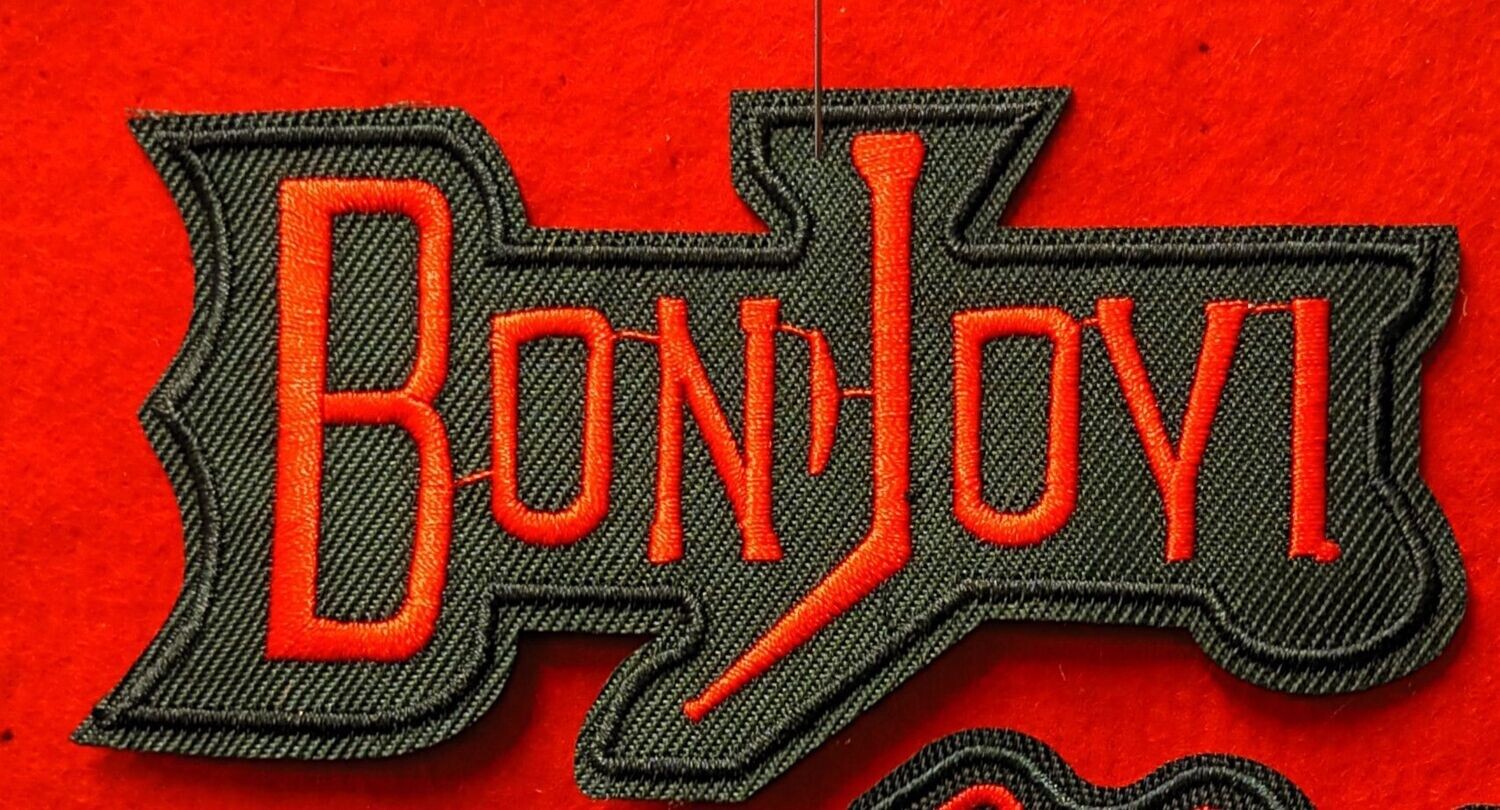 bonjovi sew on patch