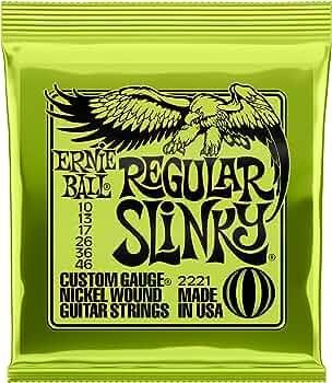 Ernie Ball 2221 Regular Slinky 10-46 Electric Guitar Strings
