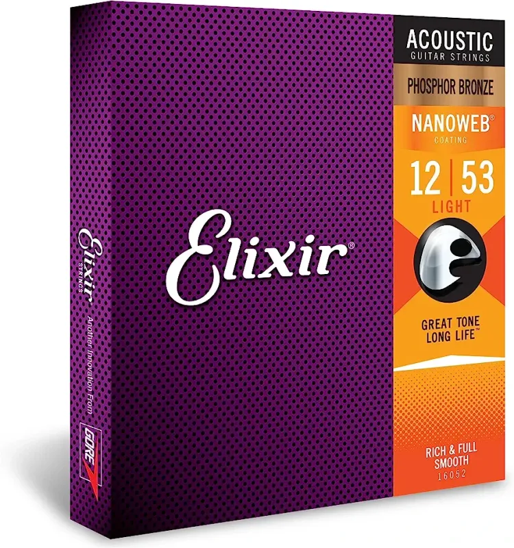 elixir 12-53 acoustic strings