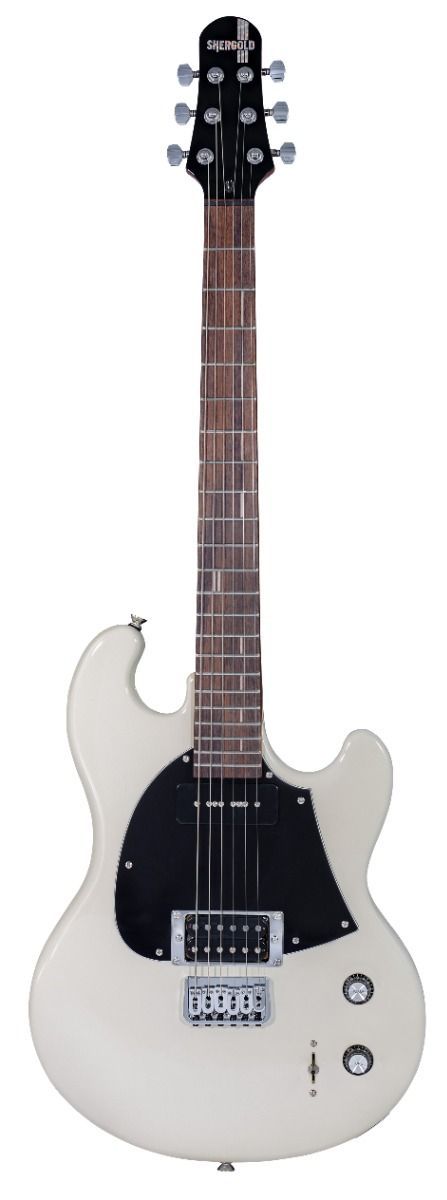 Shergold Masquerader Standard SM11 Solid Quartz White Gloss Shergold Masquerader Standard SM11 Solid Quartz White Gloss