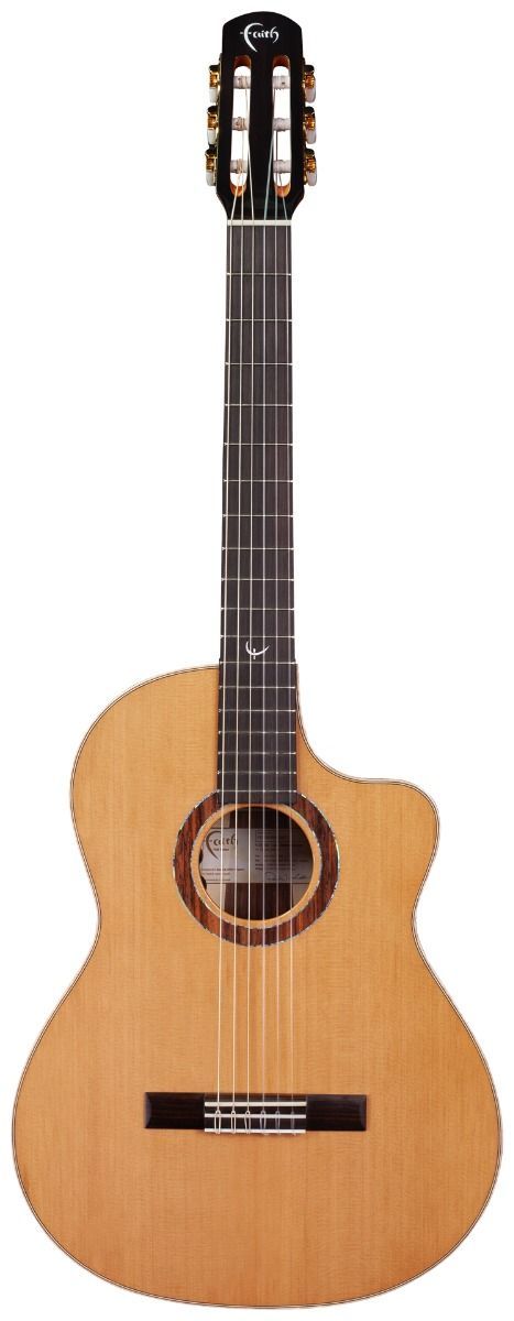 Faith HiGloss 3 Lyra Nylon String Cut/Electro - 3-Piece Rosewood