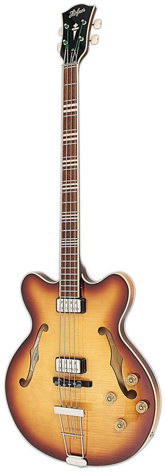 Hofner HCT Verythin Bass Sunburst Short Scale