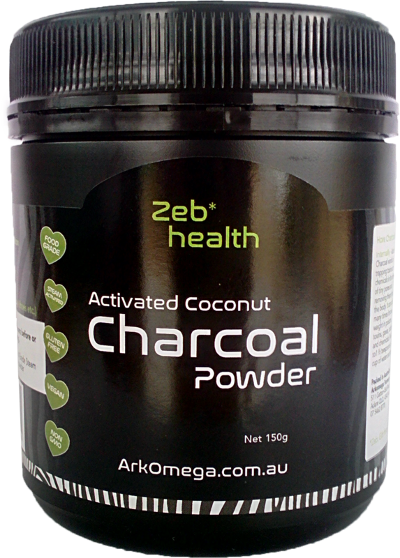 Activated Coconut Charcoal by Zeb Health