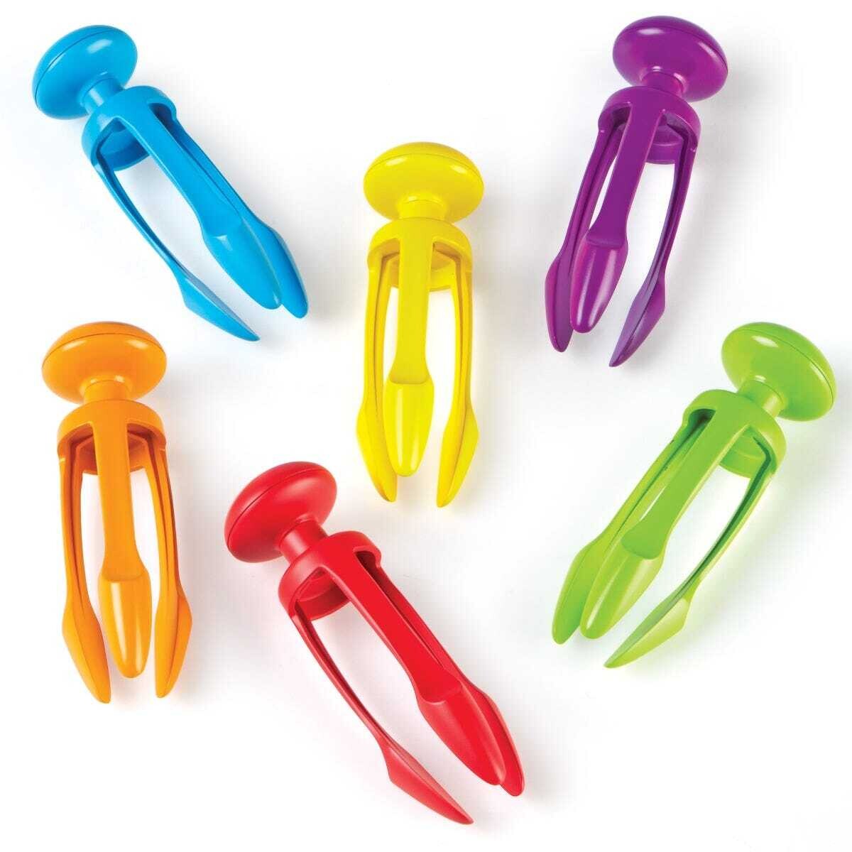 Learning Resources - Tri-Grip Tongs (Set of 6) 三腳夾 (6件裝)