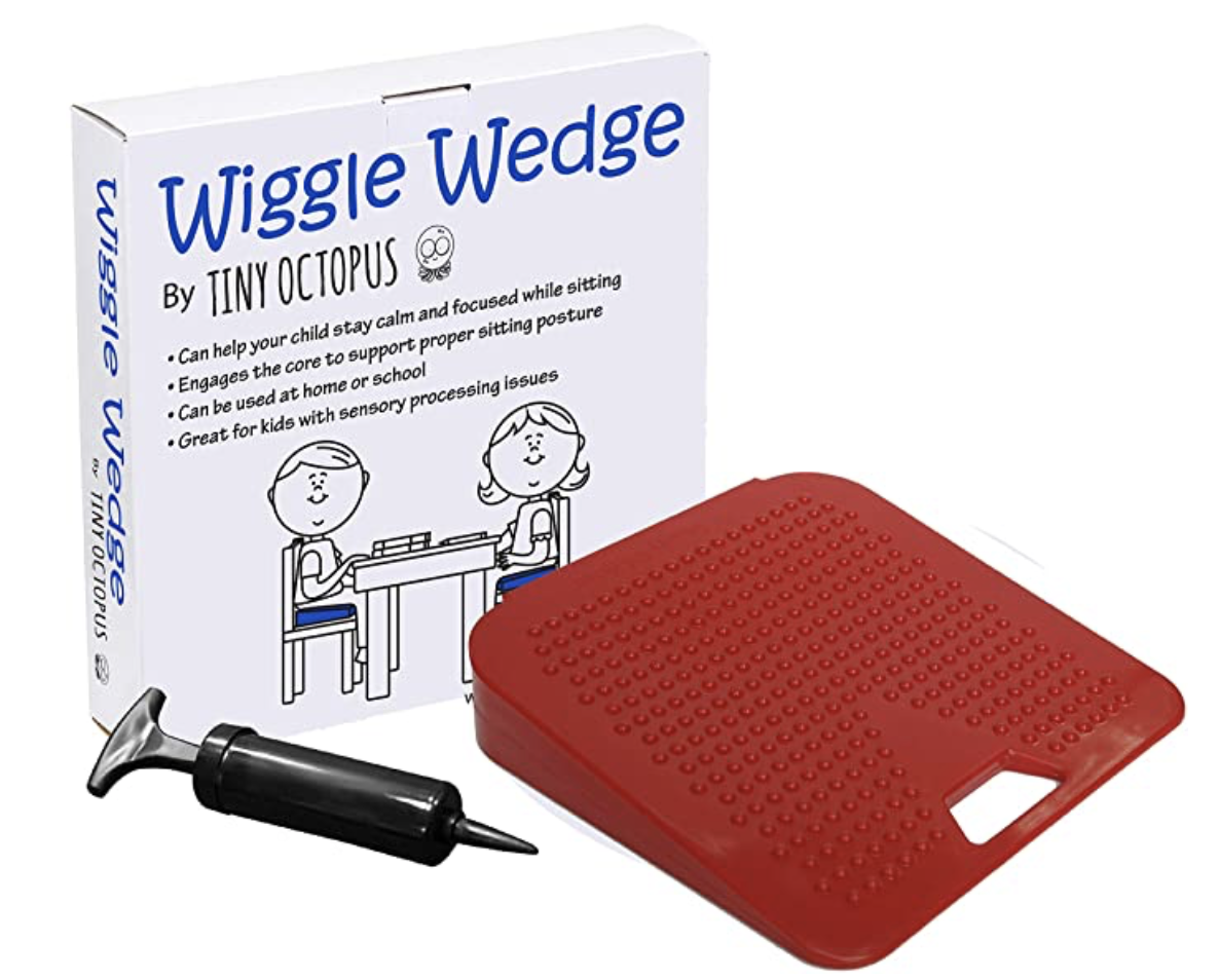 Wiggle Wedge - Inflatable Wobble Seat Sensory Chair Cushion for Kids