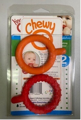 Chewy Tubes - Knobby Chewy Qs (Set of 2; Orange & Red)