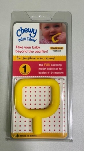 Chewy Tubes - Knobby Mini Chew (Yellow)